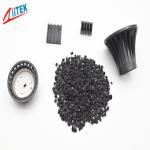 black 150℃ Nylon Heat Sinking Thermal Conductive Plastic TCP 300PS-01PA , 0.8W