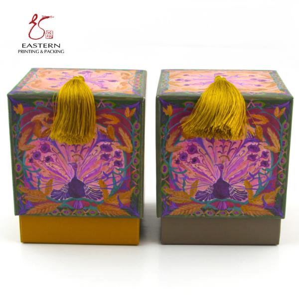 Buy cheap Candle Packaging Box With Tassel Lid from wholesalers