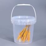 Round Shape 3L Food Grade PP Plastic Pails Customized Personalized Logo With