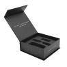 Buy cheap Custom luxury flip top magnetic closure gift box black paper cardboard packaging box with foam insert from wholesalers