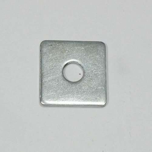 Zinc plated rectangular flat washer galvanized metal steel 3/8" flat square washer