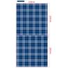 Buy cheap 6.5 X 6.5 Inches Blue Gingham Paper Napkins , Wedding 2 Ply Paper Napkins from wholesalers