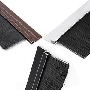 Buy cheap H Type Aluminum Alloy Gate Door Bottom Brush Strip Seal Brush 1 Meter from wholesalers