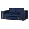 Buy cheap Industrial Style Retro Rattan Vintage Solid Wood Jean Fabric Sofa Set from wholesalers