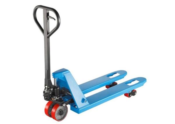 Hand Driven Hydraulic Pallet Truck Trolley , 2.5T 2T Small Hydraulic Hand Pallet