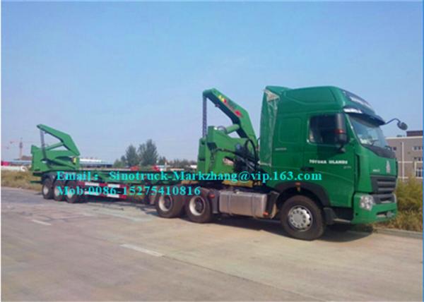 Buy cheap A7 10 Wheeler Port Handling Equipments Box Loader Trailer 45-100 Tons Load Capacity from wholesalers