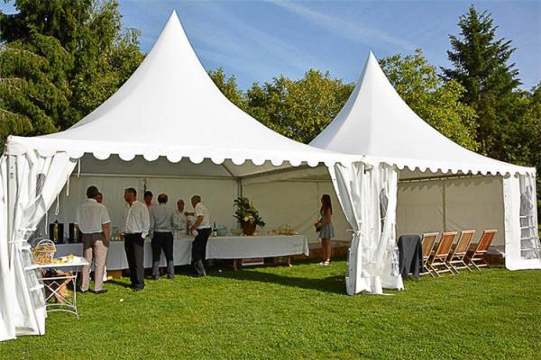 Buy cheap 5x5 M White Pagoda Tent , Outdoor Party Marquee Event Tent Easy Installation from wholesalers