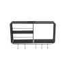 Buy cheap 2KG Loading 55cm Length Metal Frame 5 SS Hook Wall Shelf from wholesalers