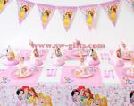 Princess Snow White Cinderella Bell Mermaid Sleeping Beauty Tangled Kids Baby