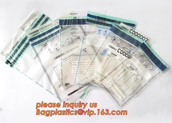 Tamper Proof Deposit Bags bank cash bag security safety deposit bag, Deposit