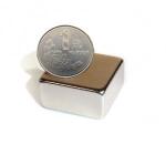 Buy cheap N52 Block Neodymium Magnets with Nickel Coating from wholesalers