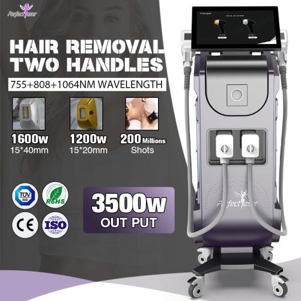 Buy cheap 400ms 808nm Diode Laser Machine 3500W Soprano Ice Laser Hair Removal from wholesalers