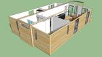 Hard Hard Flat Pack Container House , Steel Structure Low Cost Prefabricated