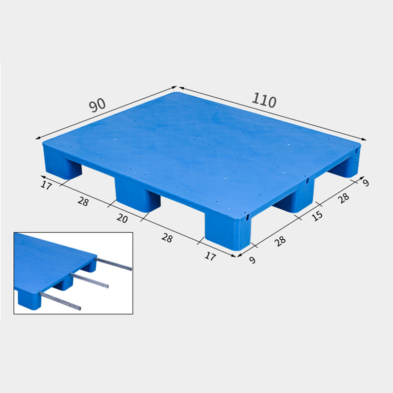 Injection Molding Plastic Euro Pallets Reusable 1200×1000×150mm Dimension