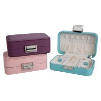 Buy cheap Handmade Lockable Travel Ring Box , Multi Color Portable Travel Jewelry Case product
