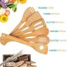 Buy cheap Antibacterial Bamboo Kitchen Supplies Cooking Spatulas Set 6 Pieces For Home from wholesalers