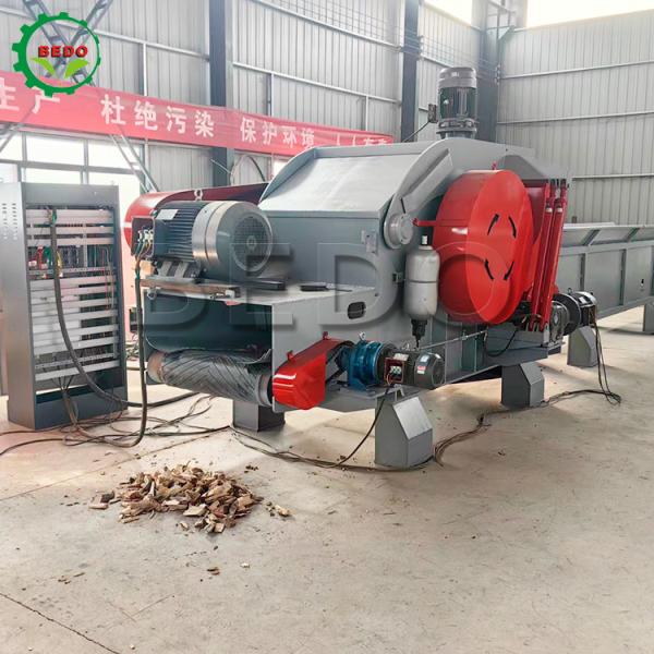 18-25T/H Capacity Wood Crusher Machine Designed With Feeding Motor Power 5.5KW 5