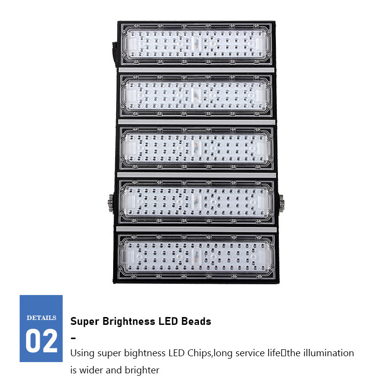 Sport Field Heavy Duty Aluminum Flood Light 100W 150W 200W 250W DOB Drive AC 85-265V