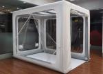 Buy cheap White Rectangle Inflatable Camping Tent 400D Oxford Air Pole Isolated Tent from wholesalers