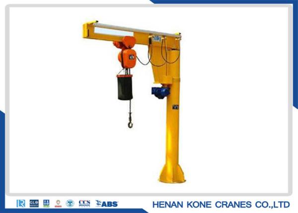 Buy cheap 5000kg Electric Jib Crane , Stationary Workshop Jib Crane from wholesalers