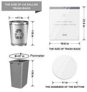 China Drawstring Trash Bags On Roll Disposable Bag In Compostable, Eco-Friendly Roll Drawstring Compostable Biodegradable Garb on sale