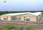 Industrial Prefab Steel Structure Building , Metal Farm Shed Building