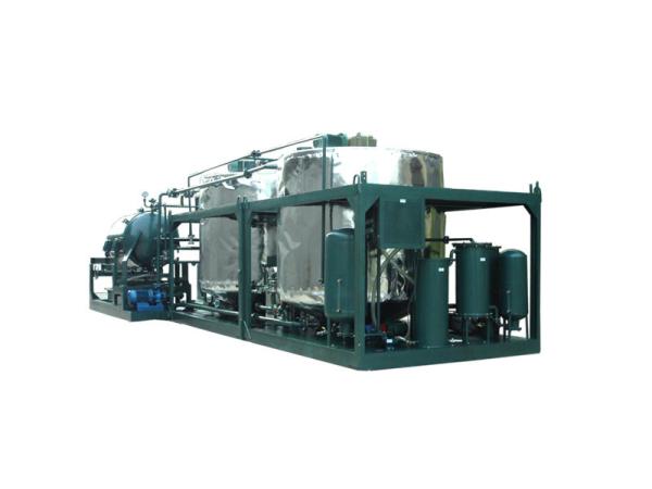 Buy cheap Lubricating Waste Oil Distillation Machine Dehydration Oil Recycling System from wholesalers