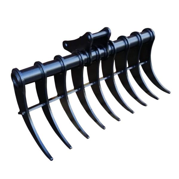 Buy cheap Wear Resistant Steel Excavator Brush Rake Size Customized Excavator Root Rake from wholesalers