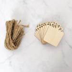 DIY Wooden Christmas Ornaments Unfinished Predrilled Wood Slices for Holiday