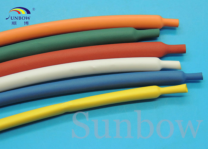 Black 7mm Polyolefin Heat Shrink Tubing Shrinkable Tube Halogen free