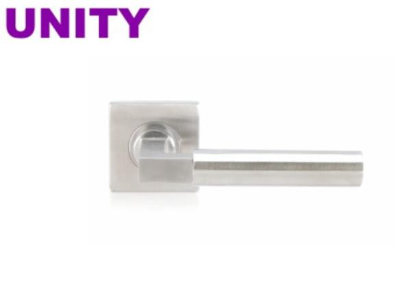 Buy cheap Interior door handle set with square rose for commercial interior door use from wholesalers