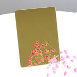 Decorative Sus 316 Stainless Steel Color Sheet Gold Mirror Finished 304
