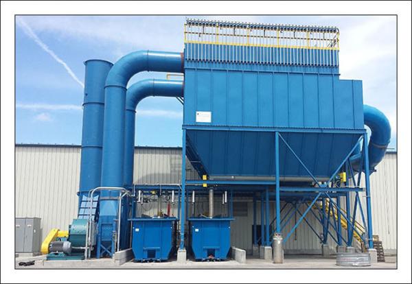 Buy cheap ISO Pulse Jet Bag Industrial 30m2 Dust Collector Bag House from wholesalers