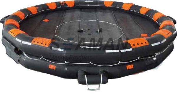 Buy cheap 50 / 100 Person Open Reversible Inflatable Life Raft / Marine Life Raft from wholesalers