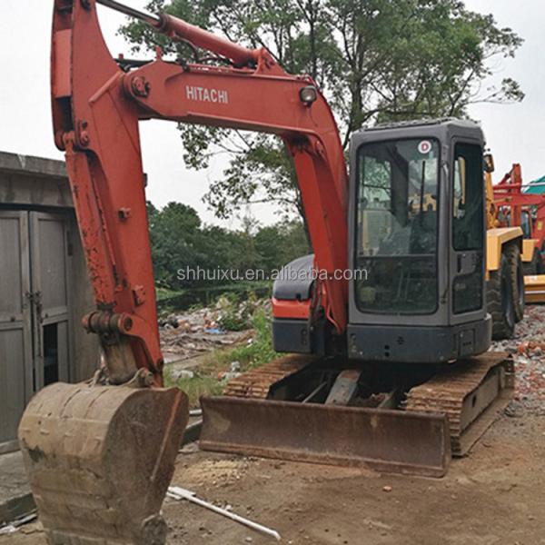 Buy cheap Hitachi in stock Used mini digger Japanese HITACHI 55 for sale/Second hand Small Crawler Excavator good condition HITACHI 55 from wholesalers