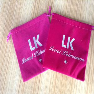 Buy cheap Custom Logo Cosmetic Jewelry Washable Velvet Drawstring Bag from wholesalers