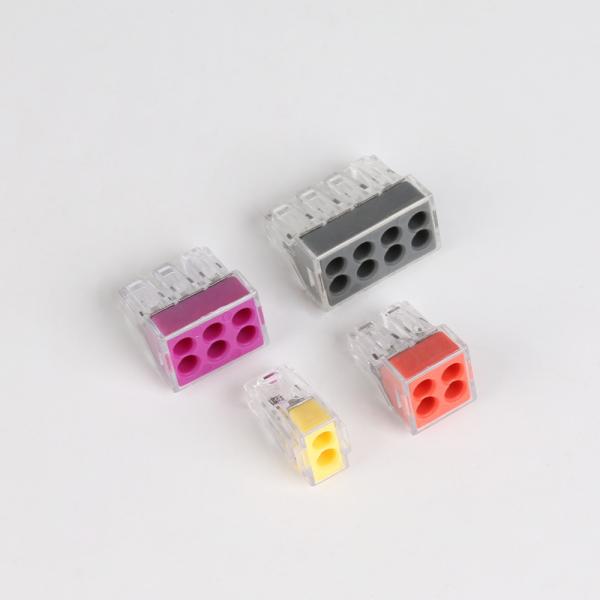 Buy cheap 400V 24A 18-12AWG Orange Push In Wire Connectors VSC-1 Type from wholesalers
