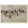 Buy cheap Classical delicate crystal zinc alloy curtain rod finials for home decoration from wholesalers