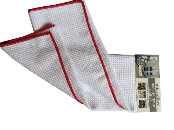 Buy cheap Lint Free Waffle Weave Microfiber Cleaning Towel Glass Cleaning Cloths from wholesalers