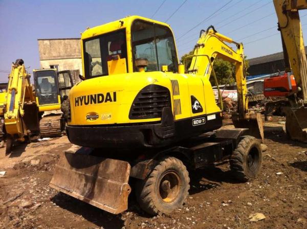 Buy cheap USED HYUNDAI Wheel Excavator 60W-7 FOR SALE from wholesalers