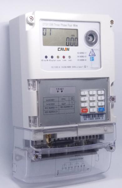 Buy cheap 3 Phase Wireless Electricity Meter , Feedback Keypad STS Prepayment Meter from wholesalers
