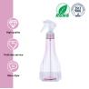 Buy cheap 250ml Plastic Transparent Pink Clear Cylindrical Bottle With White Spray For Empty Trigger Sprayer Bottle from wholesalers
