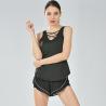 Buy cheap Womens Logo Custom Yoga Sleeveless Sexy Sport Elastic Camisole Tank Top from wholesalers