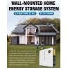 Buy cheap 10kWh Power Wall Wall-Mounted LiFePO4 Battery 6000 Cycle Energy Storage Battery from wholesalers