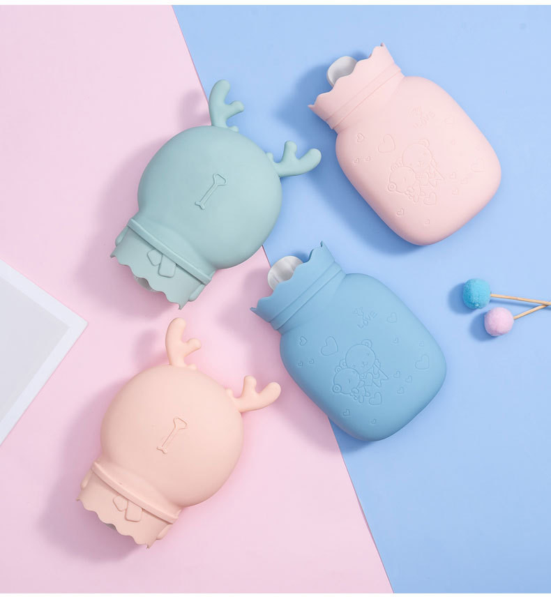 Colorful 2L Hot Water Bottle Tasteless Hot Compress and Cold Therapy for Headaches Cramps and Muscle Pain Relief