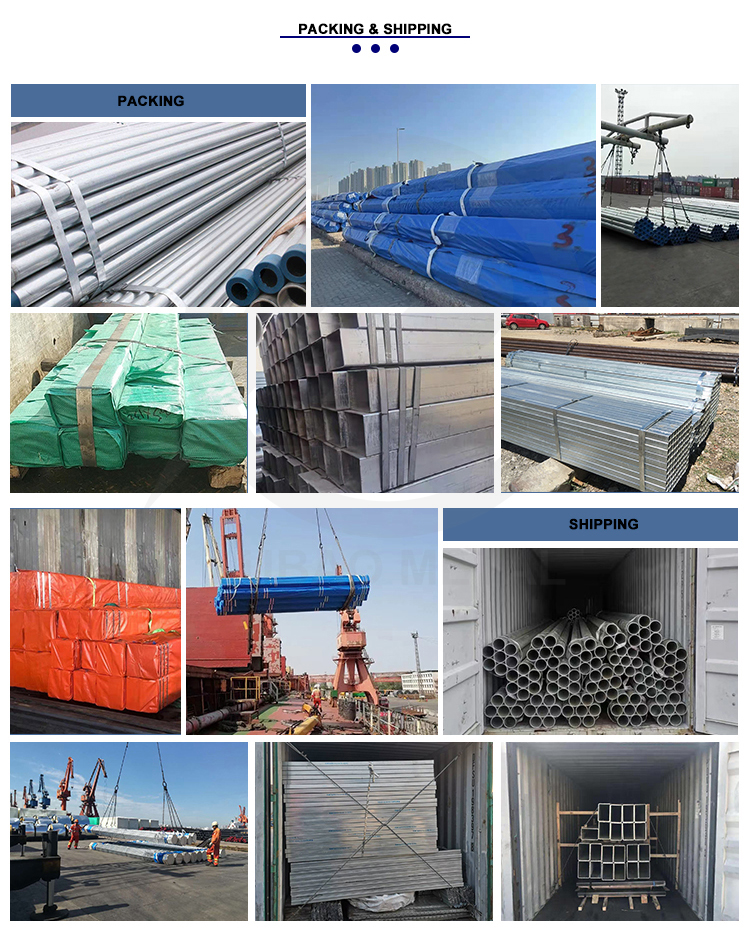 Long-Lasting Durability 2 Inch OD Round Galvanized Steel Pipes with 0.6mm Zinc Coating and Processing Service Decoiling