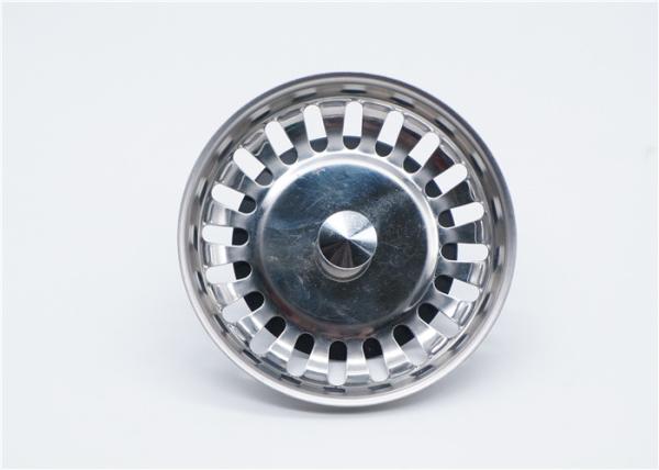 Spanish Standard Sink Strainer Set Stainless Steel 201 79 Mm OD 0.4 - 0.6 Mm