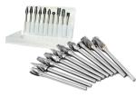 Extra Long Reach Carbide Burr Set , Die Grinder Carbide Burr Heat Resistance