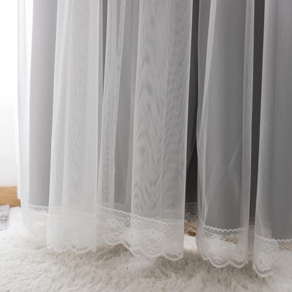 280 CM 720 Gsm Polyester Curtain Fabric Luxury linen Blackout Embroidery