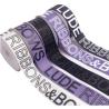 Buy cheap Embossed Printed Ribbon Labels , Personalised Gift Ribbon With Words Custom from wholesalers